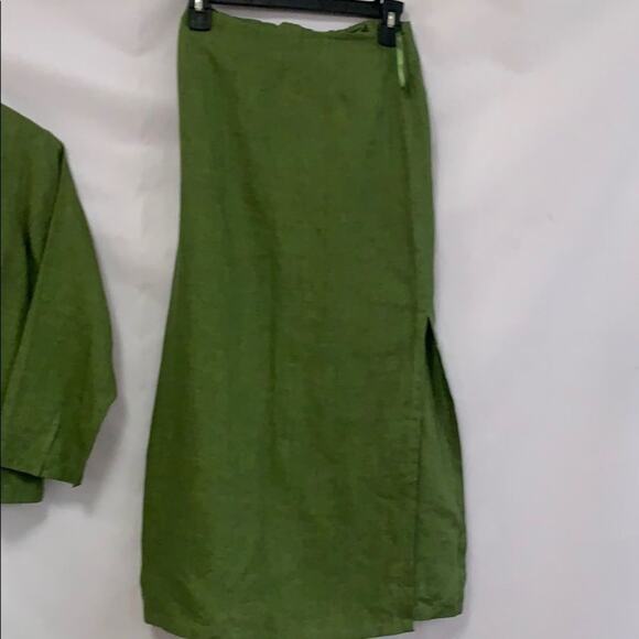 EILEEN FISHER IRISH LINEN SKIRTSUIT SIZE PS - Picture 4 of 10